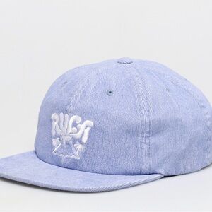 RVCA Sky Blue and Black Cap
